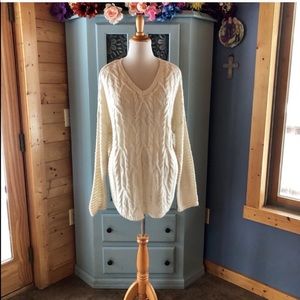 Fisherman’s CableKnit Sweater. Brand NEW!!